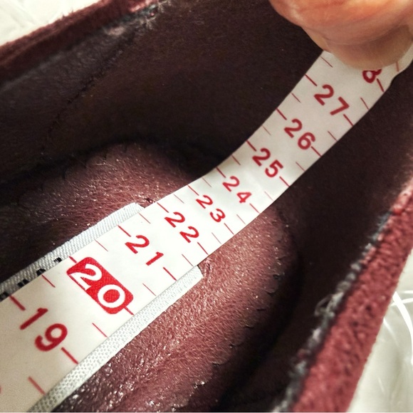 Lulu Hun Women Burgundy Autumn Leaf Embroidery Babydoll Heels US7 Coquette Fairy - Picture 10 of 10